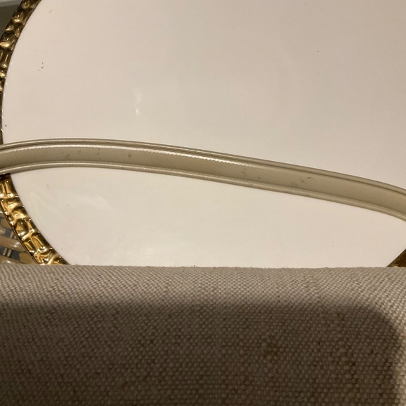 VINTAGE 1960s Bejeweled Box Bird Flower Canvas Handbag - Picture 8 of 10